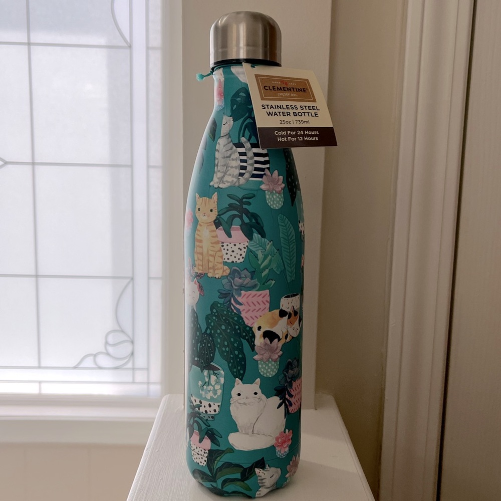 Clementine Cat 25oz Water Bottle